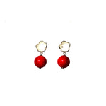 Silver earrings with pendant - Agau Gioielli