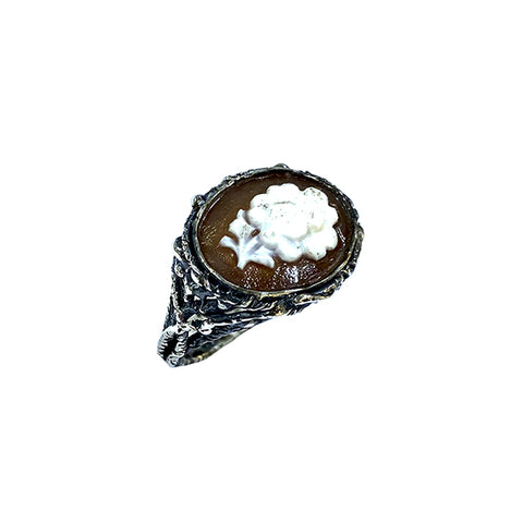 Shell cameo rings - Agau Gioielli