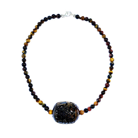Necklace with central model 0829 - Agau Gioielli