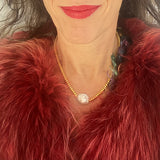 Hematite necklace with pearl model 0813 - Agau Gioielli