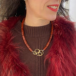Natural agate necklace - Agau Gioielli