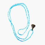 Gemstone necklace with tuft model 0939 - Agau Gioielli
