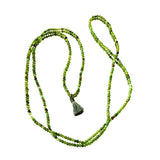 Gemstone necklace with tuft model 0939 - Agau Gioielli