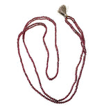 Gemstone necklace with tuft model 0939 - Agau Gioielli