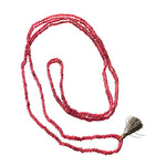 Gemstone necklace with tuft model 0939 - Agau Gioielli