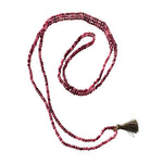 Gemstone necklace with tuft model 0939 - Agau Gioielli