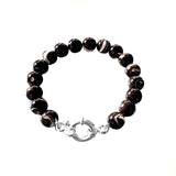 Brown mother-of-pearl bracelet model 0941 - Agau Gioielli