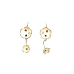Salerno earrings with cubic zirconia model 0341 - Agau Gioielli
