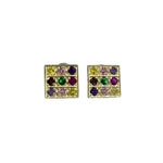 Square earrings - Agau Gioielli