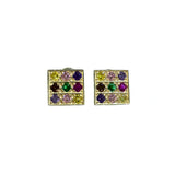 Square earrings - Agau Gioielli