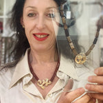 Carnelian necklace model 0628 - Agau Gioielli