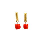 Silver weeping willow earrings with kyanite model 0389 - Agau Gioielli