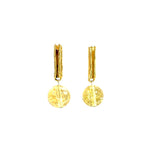 Silver weeping willow earrings with kyanite model 0389 - Agau Gioielli