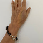 Brown mother-of-pearl bracelet model 0941