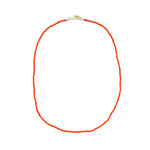 Coral bamboo necklace - Agau Gioielli