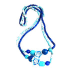 Fantasy long necklace with two elements model 0218 - Agau Gioielli