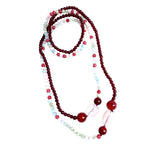 Fantasy long necklacewith two elements - Agau Gioielli