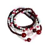 Fantasy long necklacewith two elements - Agau Gioielli