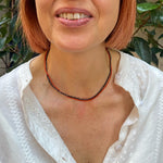 Filino Necklace with stones or zircons - Agau Gioielli