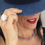 Filino Necklace with stones or zircons - Agau Gioielli