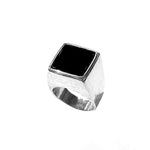 Silver ring with stone - Agau Gioielli