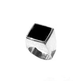 Silver ring with stone - Agau Gioielli