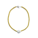 Hematite necklace with pearl model 0813 - Agau Gioielli
