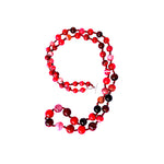 Long agate necklace model 0453 - Agau Gioielli