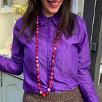 Long agate necklace model 0453 - Agau Gioielli
