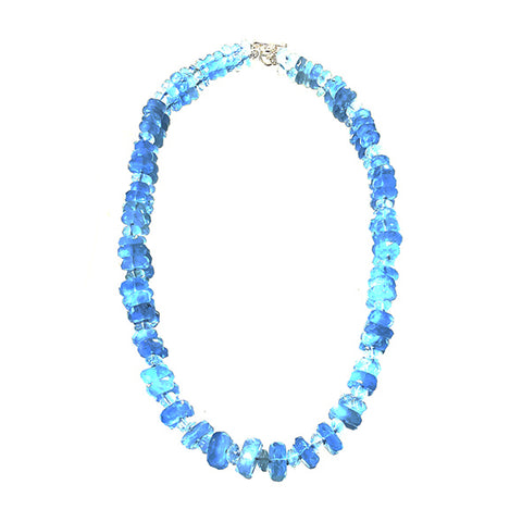Aquamarine necklace model 0863 - Agau Gioielli
