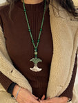 Necklace with central element model 0645