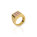 Square ring - Agau Gioielli