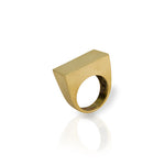 Rectangular divina ring - Agau Gioielli