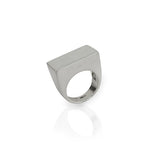 Rectangular divina ring - Agau Gioielli