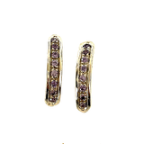 Earrings with 8 zircons - Agau Gioielli
