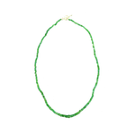 Faceted natural emerald necklace - Agau Gioielli