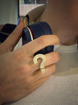 Rings question mark 06 - Agau Gioielli