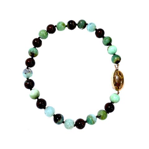 Chrysoprase necklace - Agau Gioielli